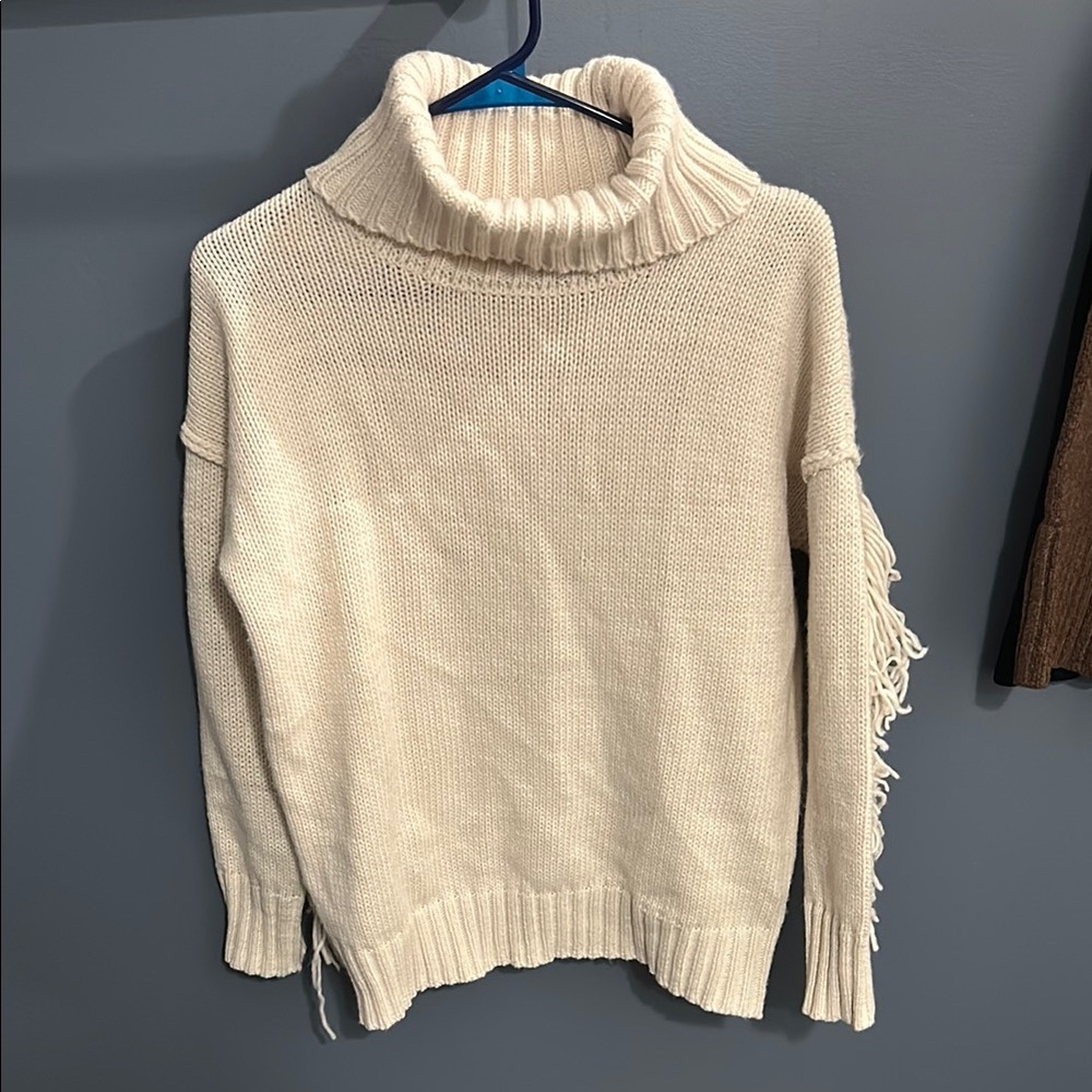 Willow Cream Cozy Knit Turtleneck Sweater